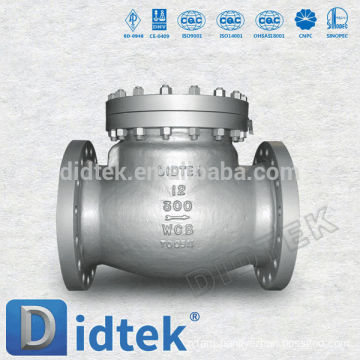 Didtek High Quality Smelting Plant wcb 6" cast check valve